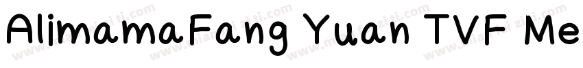 AlimamaFang Yuan TVF MediumRound字体转换